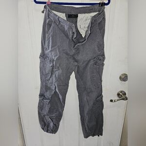 Men's Gray Cargo Pants